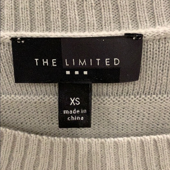 The Limited Silver Tunic Striped Sweater - Picture 3 of 3